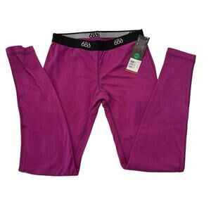 686 Therma Base Full Length Legging Size Small Magenta NWT